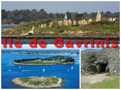 Campsite France Brittany : Ile de Gavrinis . Visitez le Tumulus de Gavrinis au coeur du golfe du morbihan