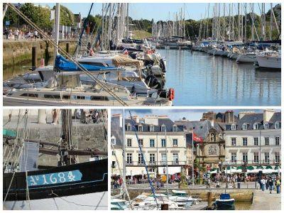 Campsite France Brittany : Le port de Vannes en Bretagne Sud à côté du camping dans le Morbihan